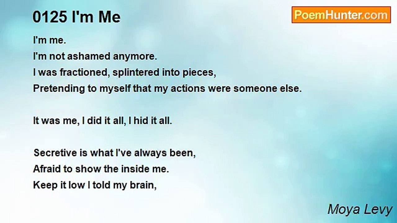 Moya Levy - 0125 I'm Me