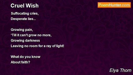 Elya Thorn - Cruel Wish