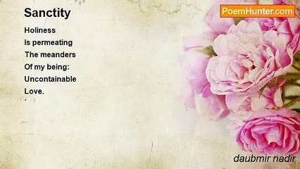 daubmir nadir - Sanctity