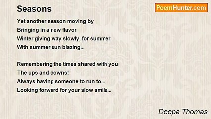 Deepa Thomas - Seasons