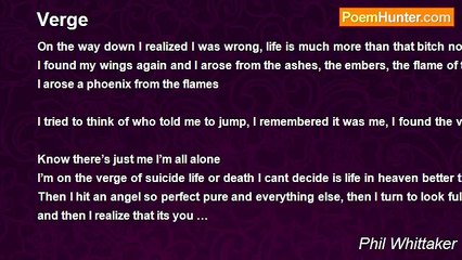 Phil Whittaker - Verge