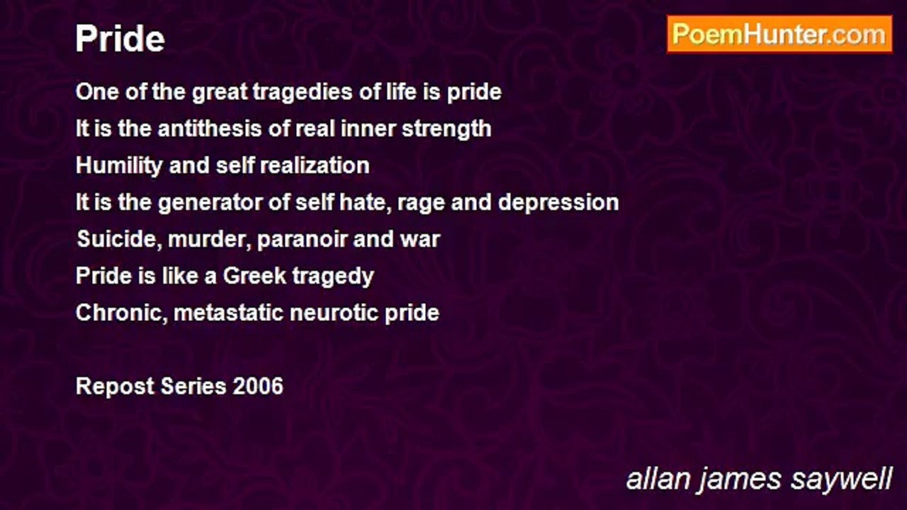 allan james saywell - Pride