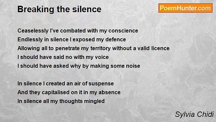 Sylvia Chidi - Breaking the silence