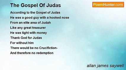 allan james saywell - The Gospel Of Judas