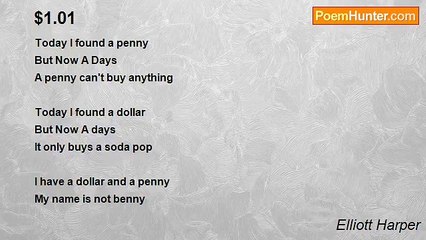 Elliott Harper - $1.01