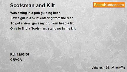 Vikram G. Aarella - Scotsman and Kilt