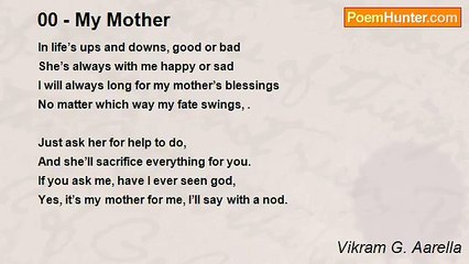 Vikram G. Aarella - 00 - My Mother
