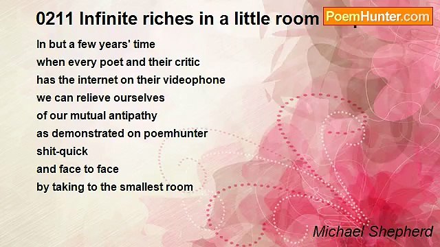 Michael Shepherd - 0211 Infinite riches in a little room unquote