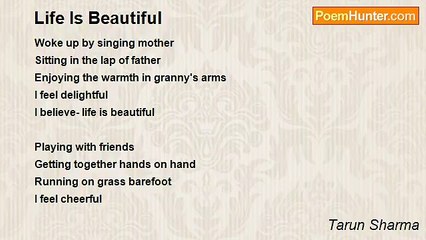 Tarun Sharma - Life Is Beautiful
