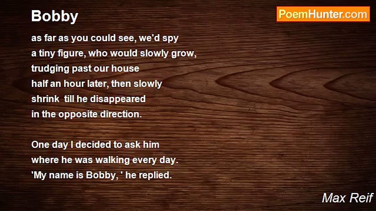 Max Reif - Bobby