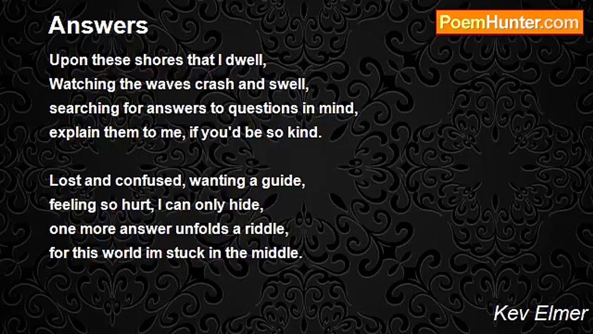⁣Kev Elmer - Answers