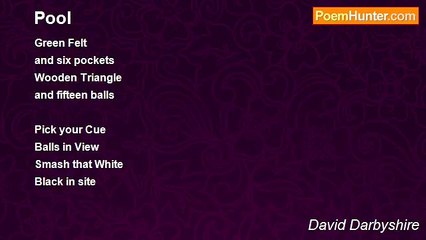 David Darbyshire - Pool