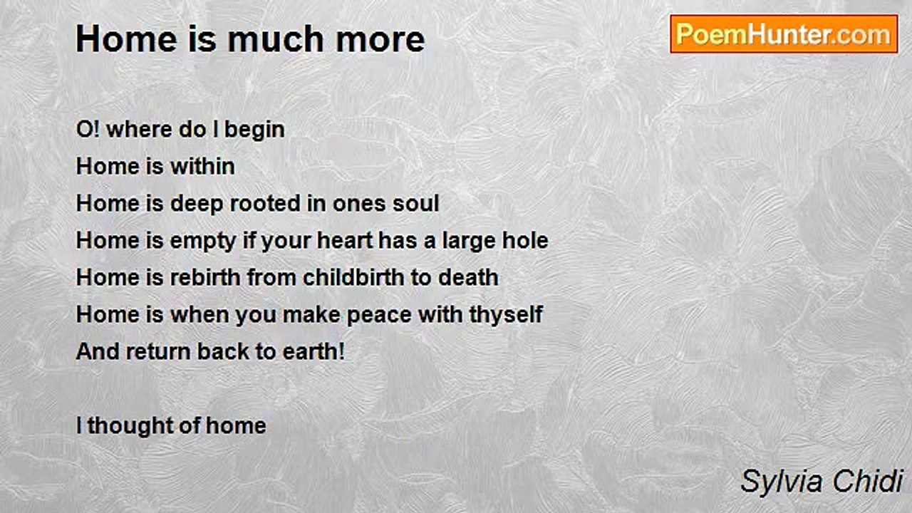 Sylvia Chidi - Home is much more