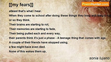 sonia lujano - [[my fears]]