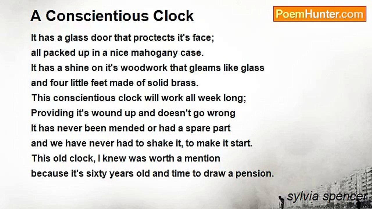 sylvia spencer - A Conscientious Clock
