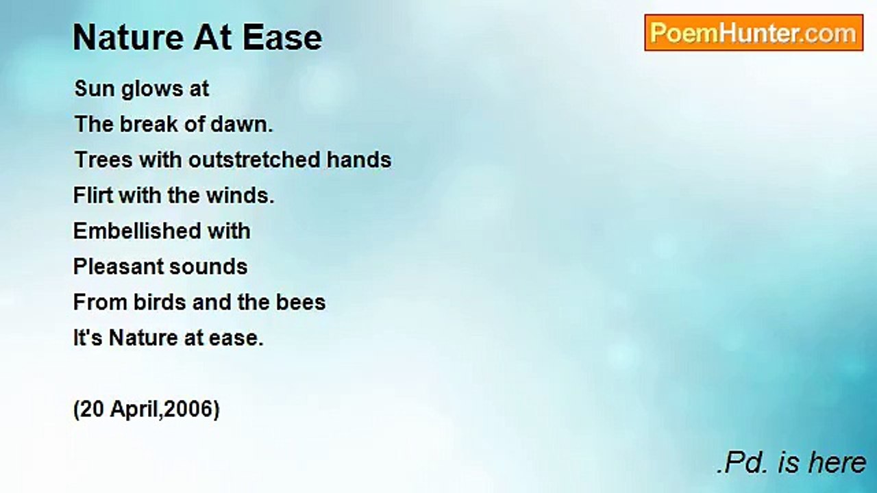 .Pd. is here - Nature At Ease