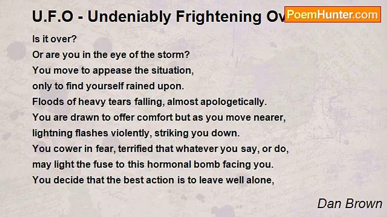 Dan Brown - U.F.O - Undeniably Frightening Ovul...