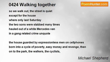Michael Shepherd - 0424 Walking together