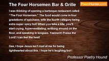Professor Poetry Hound - The Four Horsemen Bar & Grille