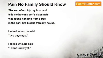 Joyce Chelmo - Pain No Family Should Know