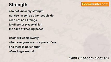Faith Elizabeth Brigham - Strength
