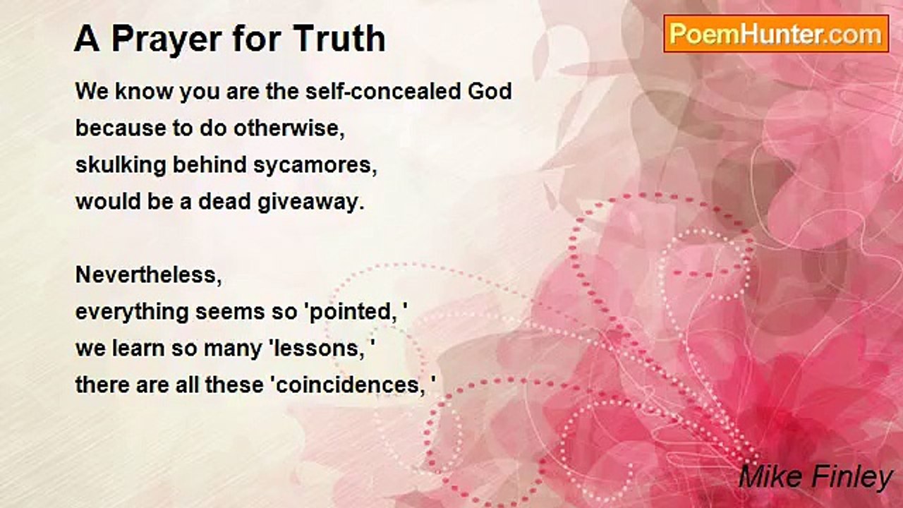 Mike Finley - A Prayer for Truth