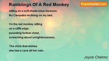 Joyce Chelmo - Ramblings Of A Red Monkey