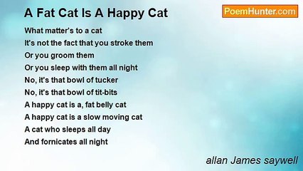 allan James saywell - A Fat Cat Is A Happy Cat