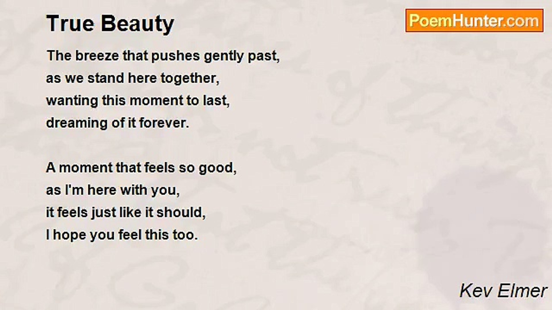 ⁣Kev Elmer - True Beauty