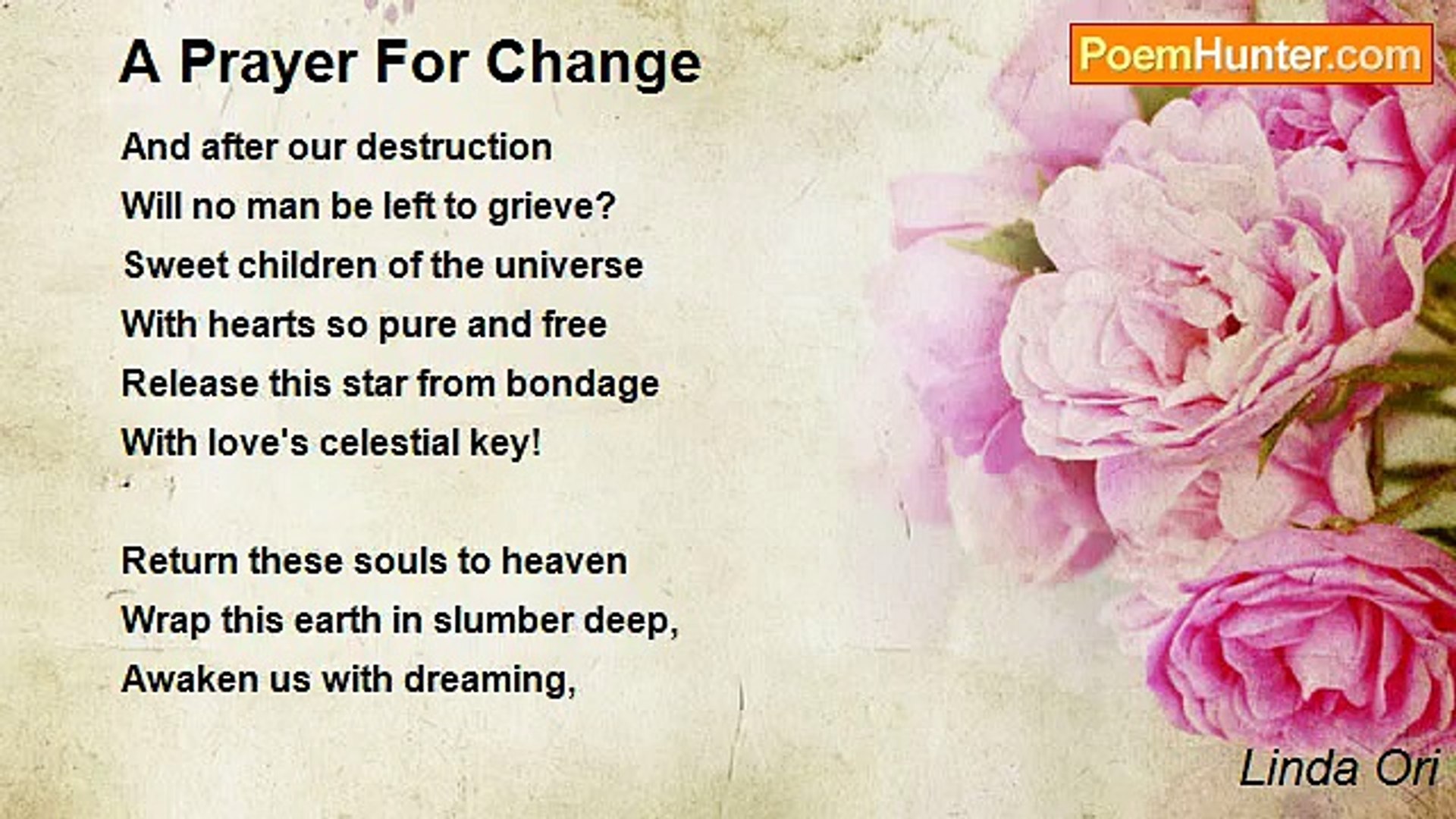 ⁣Linda Ori - A Prayer For Change