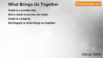 Mandy MMR - What Brings Us Together