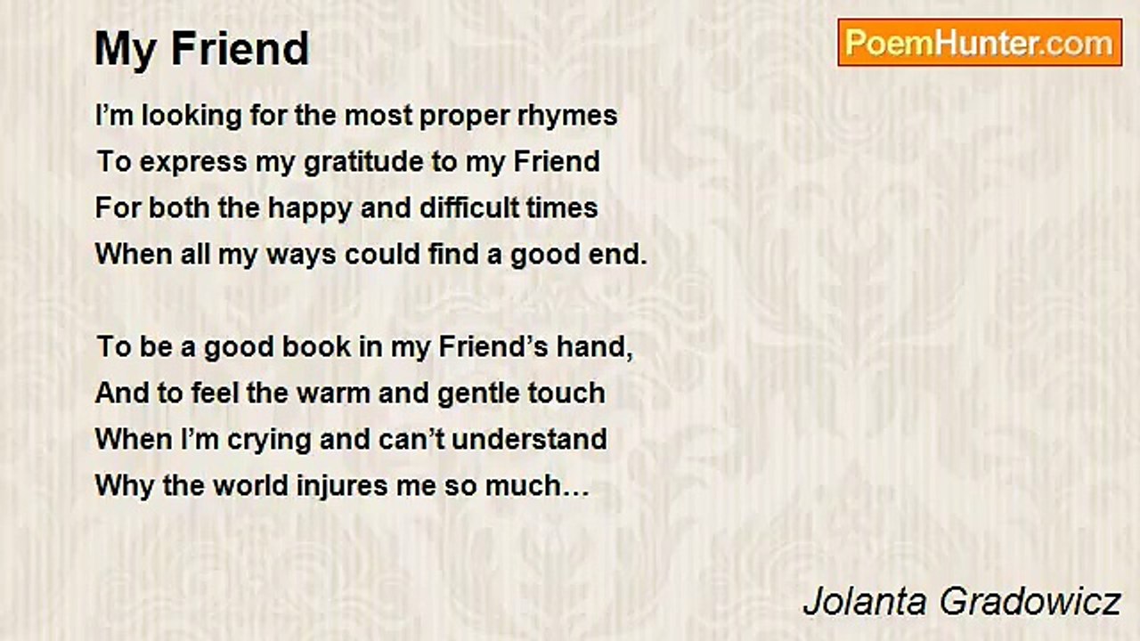 Jolanta Gradowicz - My Friend
