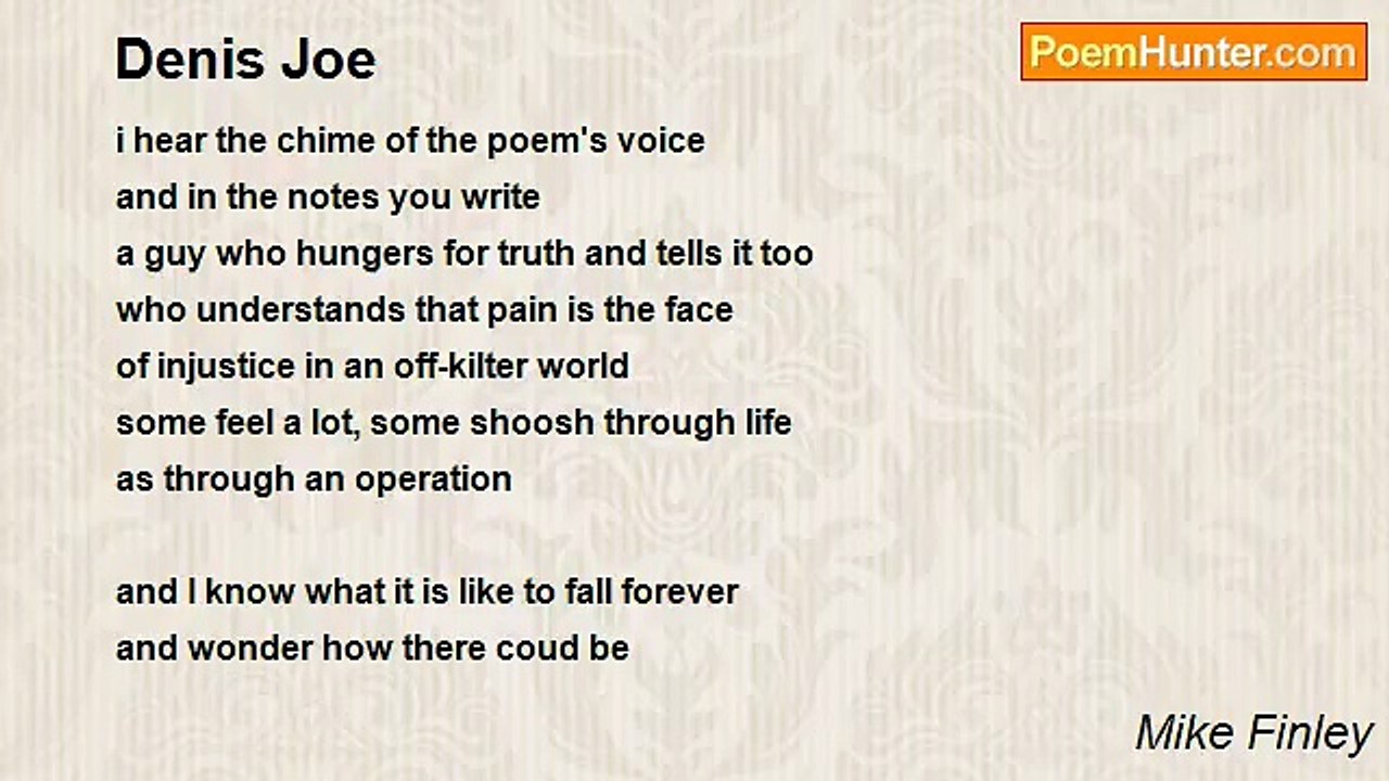 Mike Finley - Denis Joe