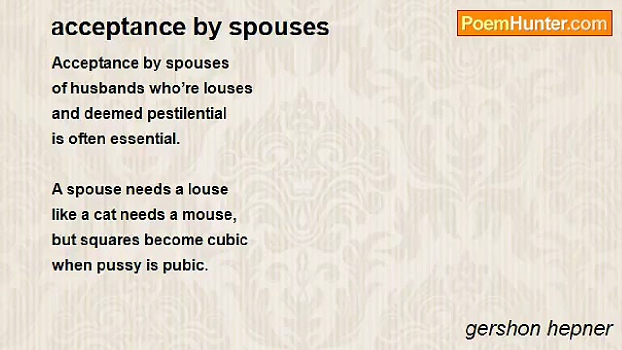 gershon hepner - acceptance by spouses