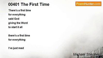 Michael Shepherd - 00401 The First Time