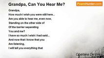 Chelsea DeVries - Grandpa, Can You Hear Me?