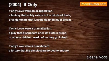 Deana Rode - (2004)  If Only