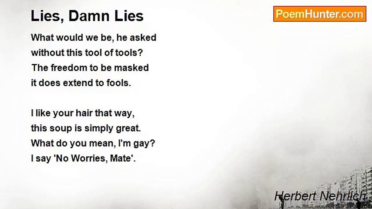 Herbert Nehrlich - Lies, Damn Lies