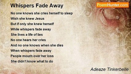 Adeaze Tinkerbelle - Whispers Fade Away