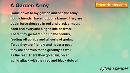 sylvia spencer - A Garden Army