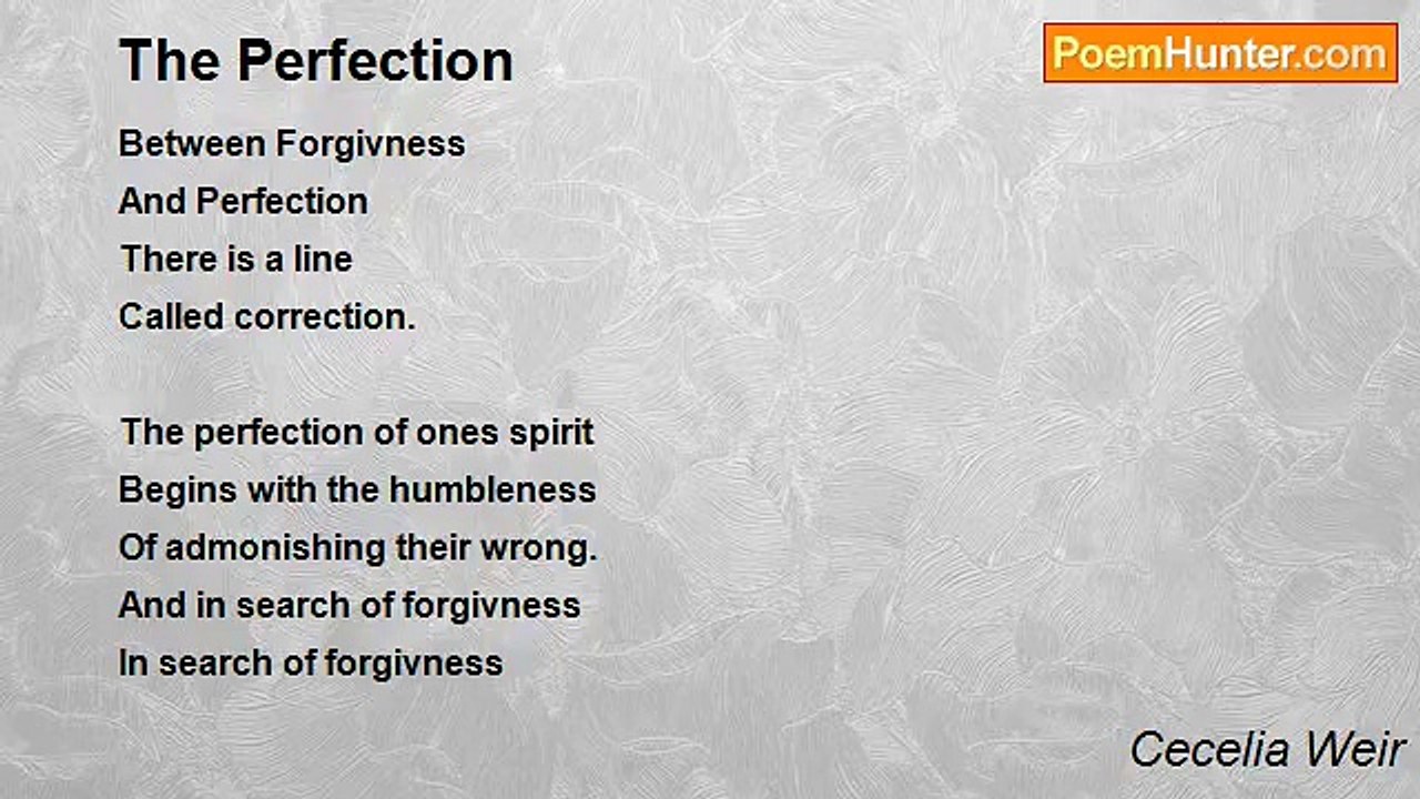 Cecelia Weir - The Perfection