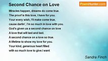 Sandra Finch - Second Chance on Love