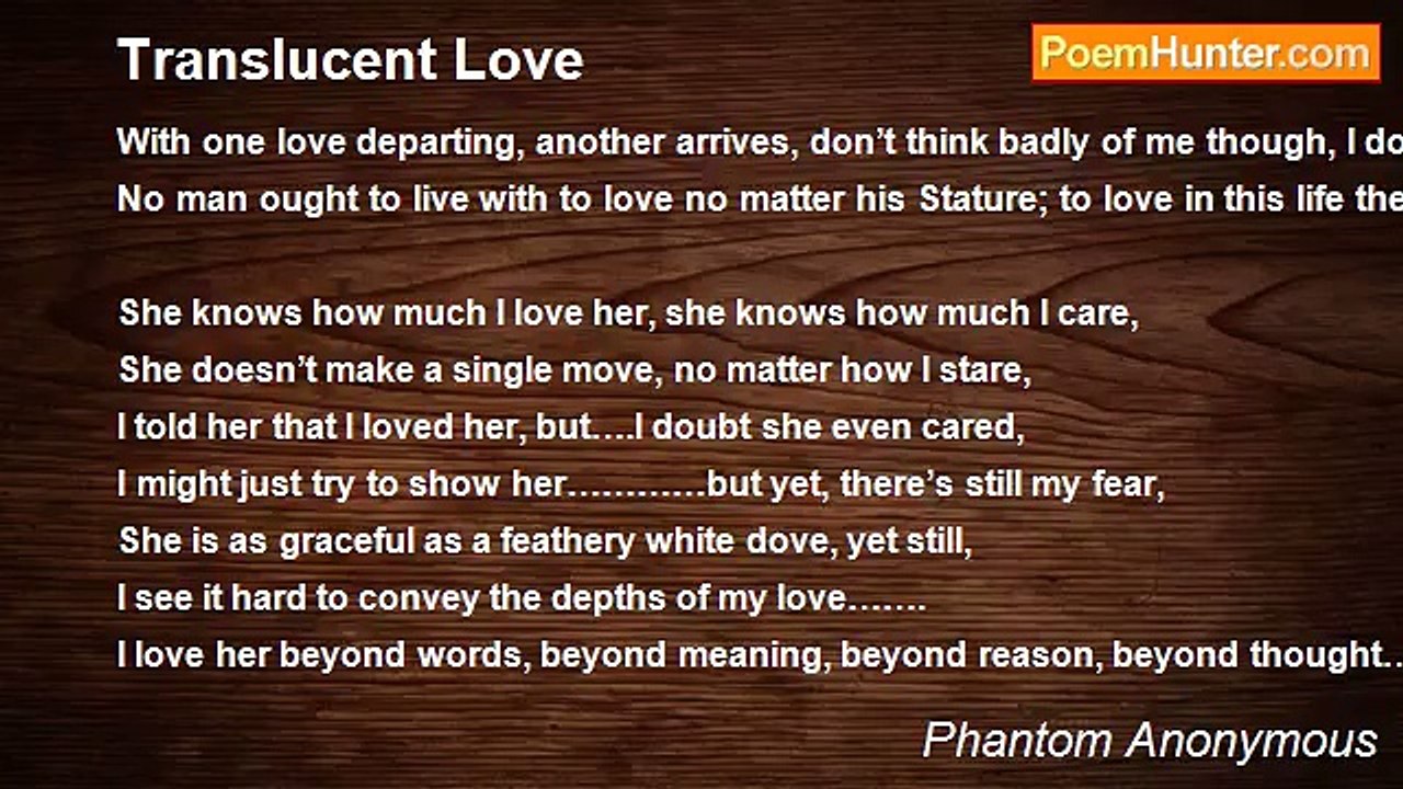 Phantom Anonymous - Translucent Love