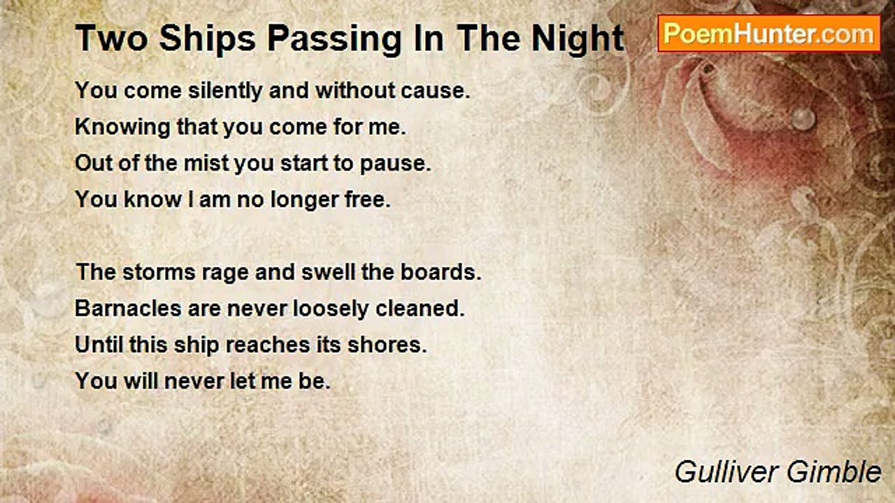 Gulliver Gimble - Two Ships Passing In The Night