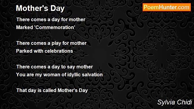 Sylvia Chidi - Mother's Day