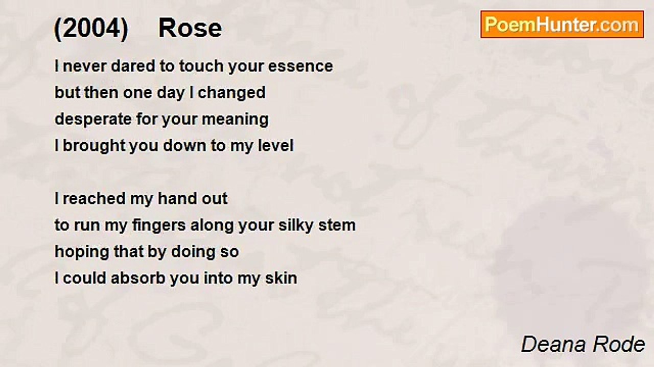 Deana Rode - (2004)    Rose