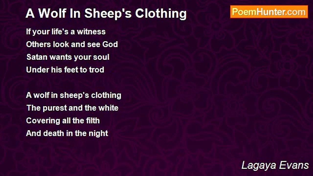 Lagaya Evans - A Wolf In Sheep's Clothing
