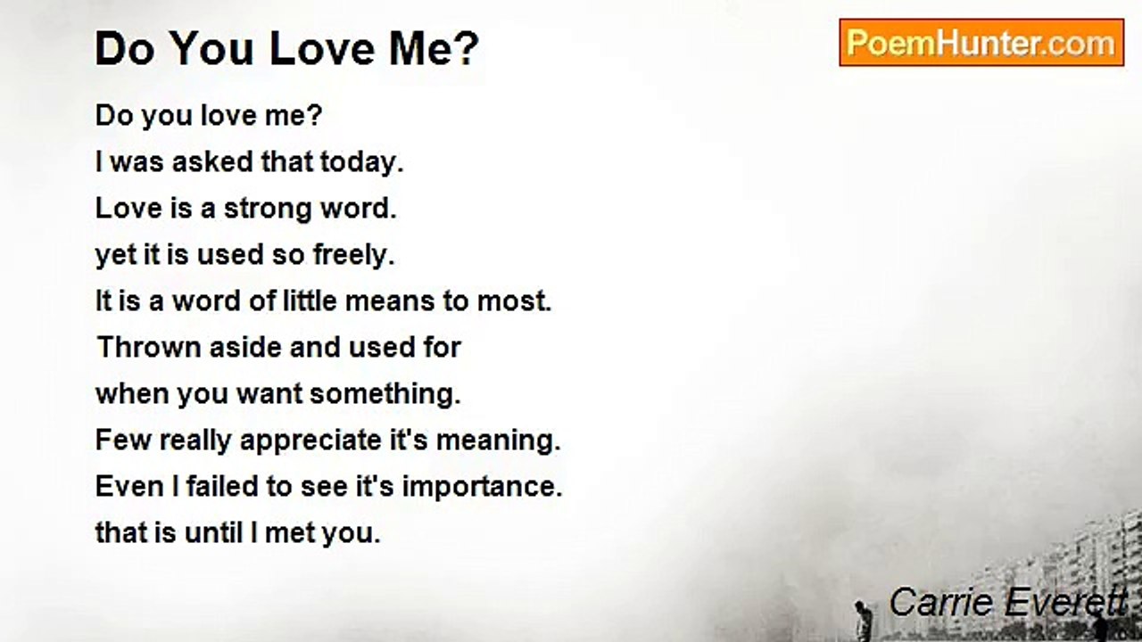 Carrie Everett - Do You Love Me?