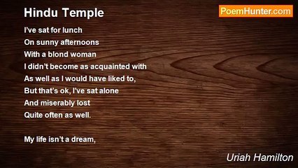 Uriah Hamilton - Hindu Temple