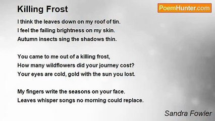 Sandra Fowler - Killing Frost